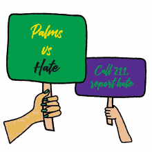 palms palms vs hate los angeles california hate