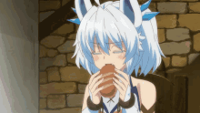 Setsuna Eating GIF - Setsuna Eating Bread GIFs