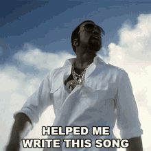 Helped Me Write This Song Kanye West GIF - Helped Me Write This Song Kanye West Touch The Sky Song GIFs