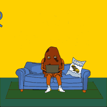 Register To Vote Couch Potato GIF - Register To Vote Couch Potato Without Leaving Your Couch GIFs