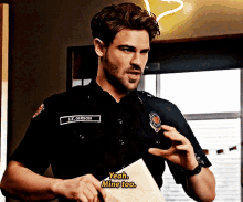 Station19 Jack Gibson GIF - Station19 Jack Gibson Yeah Mine Too GIFs