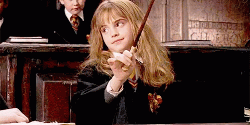 Hermione Granger Wand GIF - Hermione Granger Wand Harry Potter GIFs
