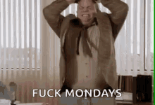 Fuck Mondays Tommy Boy GIF - Fuck Mondays Tommy Boy Comedy GIFs