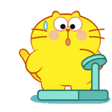 fat chubby kitty cute animation