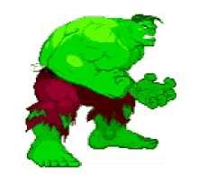 incredible hulk swaying angry mad