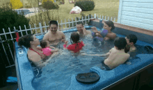 Hot Tub Crowded GIF - Hot Tub Crowded Family GIFs