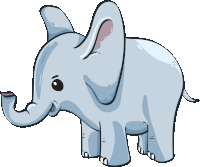 Baby Elephant Sticker - Baby Elephant Stickers