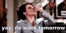 No Work Tomorrow GIF - No Work Tomorrow No Work Drink GIFs