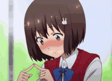 Anime Anime Shy GIF - Anime Anime Shy Cute GIFs