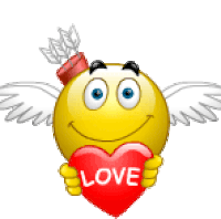 I Love You Cupid Flying Sticker - I Love You Cupid Flying Ily Stickers