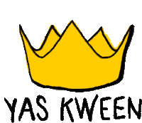 Yas Kween Sticker - Yas Kween Queen Stickers