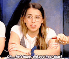 Critical Role Laura Bailey GIF - Critical Role Laura Bailey Hes Huge GIFs