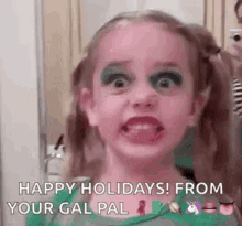 Happy Holidays From Your Gal Pal GIF - Happy Holidays From Your Gal Pal Funny GIFs