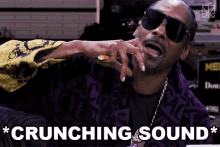 Crunch Crunching Sound GIF - Crunch Crunching Sound Snoop Dogg GIFs