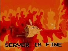 Server Is Fine Burn GIF - Server Is Fine Burn Fire GIFs