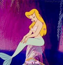 Mermaid Thats All GIF - Mermaid Thats All Peter Pan GIFs