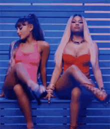 Nicki Minaj Ariana Grande GIF - Nicki Minaj Ariana Grande GIFs