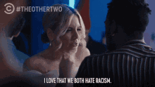 We Both Hate Racism No Hate GIF - We Both Hate Racism No Hate Not Racist GIFs
