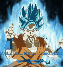 Goku Ultra Instinct Blue GIF - Goku Ultra Instinct Blue Dragon Ball GIFs