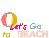 Beach Summer Sticker - Beach Summer Ball Stickers