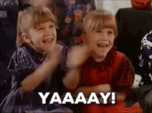 Yay Olsen Twins GIF - Yay Clapping Excited GIFs