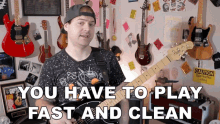 You Have To Play Fast And Clean Jared Dines GIF - You Have To Play Fast And Clean Jared Dines Jared Dines Vlog GIFs