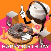 Birthday Dunkin GIF - Birthday Dunkin Donuts GIFs