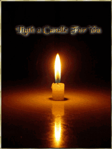 Light A Candle For You Lit GIF - Light A Candle For You Candle Light GIFs