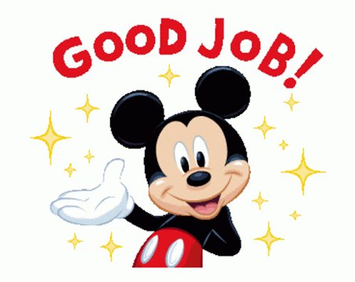 Mickey Mouse Good Job GIF - Mickey Mouse Good Job Nice Work - Descubre