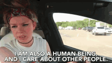 Im A Human Being I Care For Other People GIF - Im A Human Being I Care For Other People Just Everyone Else GIFs
