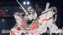 Doing Ur Mom Gundam Unicorn GIF - Doing Ur Mom Gundam Unicorn GIFs