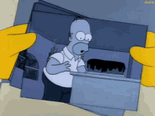 Cuando No Recuerdas Haberte Comido Una Tarta Tú Solo GIF - Homero Homero Simpson Homer GIFs