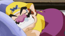 Wario Sleeping GIF - Wario Sleeping Nintendo GIFs