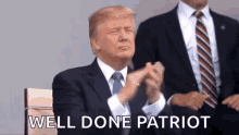 Trump Clapping Well Done Patriot GIF - Trump Clapping Well Done Patriot Clap GIFs