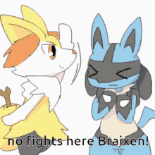 Fight No Fights Here Braixen GIF - Fight No Fights Here Braixen Pokemon GIFs