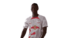 cheering amadou haidara rb leipzig clapping well done cheering amadou haidara rb leipzig clapping well done