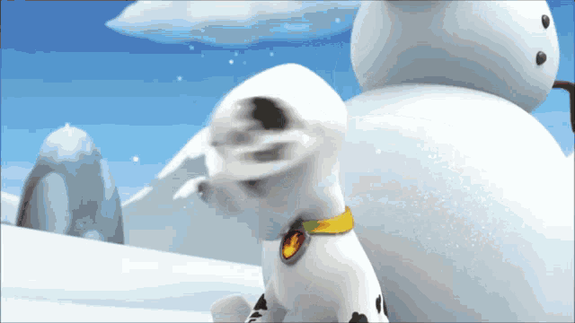 Paw Patrol Snow Gif Paw Patrol Snow Snowman Descubre Comparte Gifs | My ...