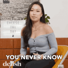 You Never Know Heidi Li GIF - You Never Know Heidi Li Delish GIFs