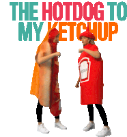 The Hotdog To My Ketchup Lex Sticker - The Hotdog To My Ketchup Lex Presley Stickers