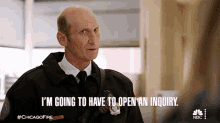 Im Going To Have To Open An Inquiry Chief Colson GIF - Im Going To Have To Open An Inquiry Chief Colson Chicago Fire GIFs