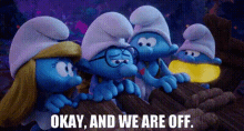 the smurfs hefty smurf okay and we are off and we are off smurfs the lost village the smurfs hefty smurf okay and we are off and we are off smurfs the lost village