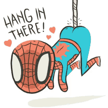 Hang In There Spiderman GIF - Hang In There Spiderman Motivational GIFs