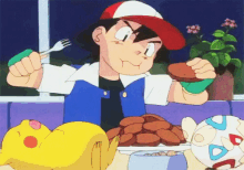 Late Night Snack GIF - Pokemon Ash Eat GIFs
