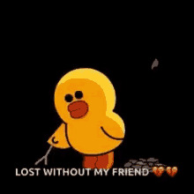 Lonely Yellow Chick GIF - Lonely Yellow Chick Alone GIFs