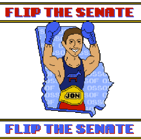 Flip The Senate Senate Sticker - Flip The Senate Senate Boxing Stickers