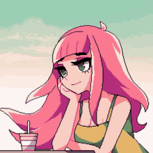 pixel hair