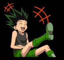hxh gon laughing gon laughing