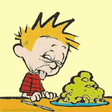 Calvin And Hobbes Eaten GIF - Calvin And Hobbes Eaten Food Monster GIFs