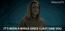 its been a while since i last saw you marie mireille enos marissa wiegler hanna long time no see its been a while since i last saw you marie mireille enos marissa wiegler hanna long time no see