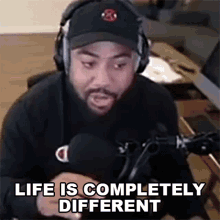 Life Is Completely Different The Black Hokage GIF - Life Is Completely Different The Black Hokage Its A Different Life GIFs
